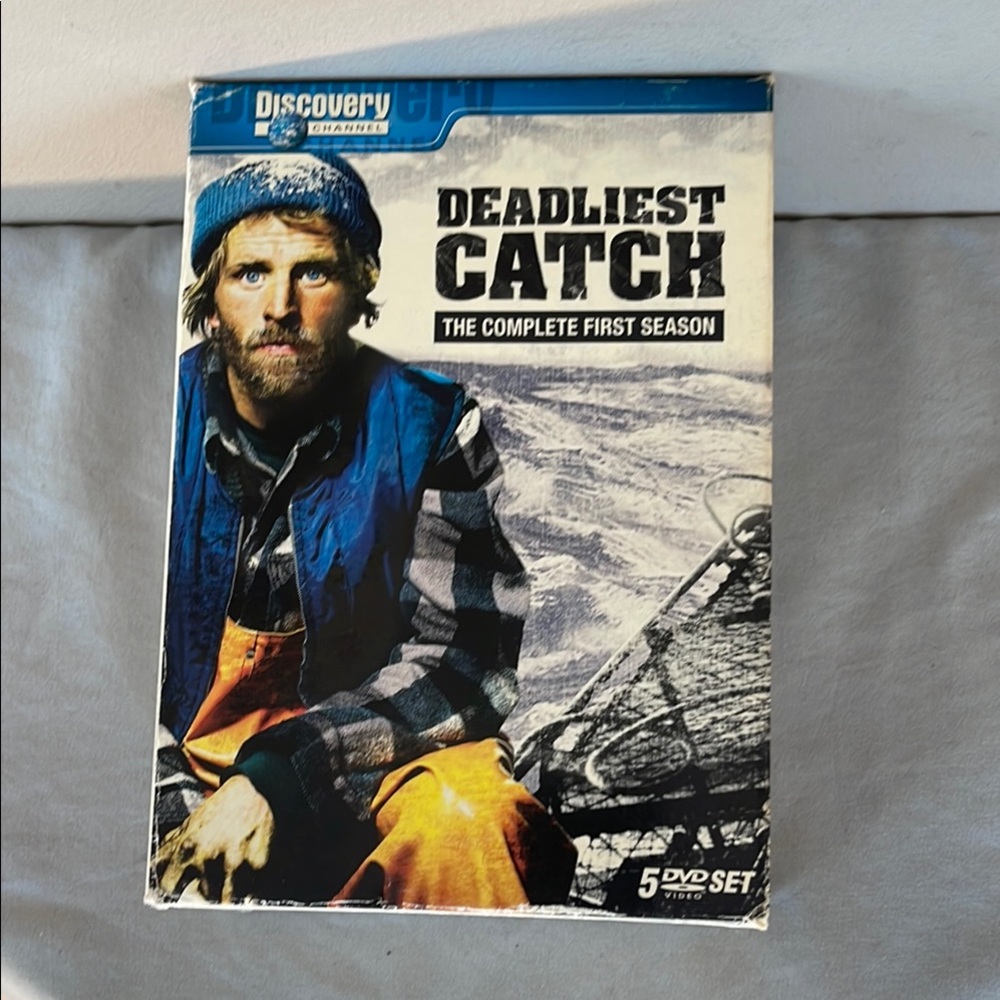⭐️ Deadliest Catch The Complete First Season DVD Set 2007 Discovery 5 Discs Show